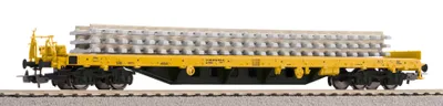 Produktbild von Piko 24501 Flachwg. Rs Bauzug VI, beladen mit Betonschwellenstapel