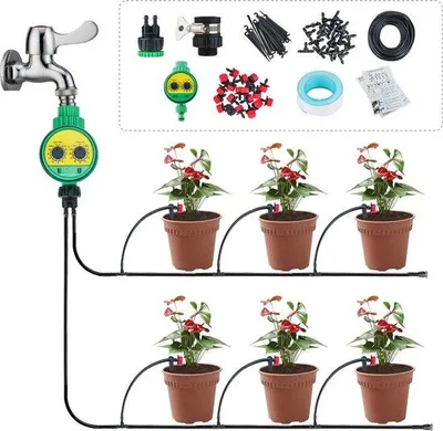 Image de Système d'arrosage automatique pour pelouses, plantes, jardins, espaces verts et potagers