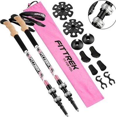 Produktbild von Famanu Trekkingstöcke Ergonomisch und Verstellbar - 90 cm bis 195 cm