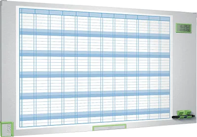 Obrázek produktu pro Nobo Performance Plus, Rok, Modrá, Bílá, Na šířku, 1040 mm, 600 mm, 725 mm