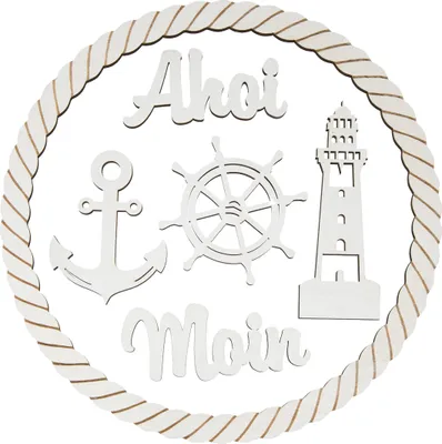 Produktbild von Holzring-Set "Maritim", 6-tlg., Ø 26,5 cm