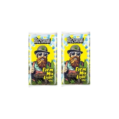 Produktbild von Bio2Grow Farm Mix Light 40 Liter 2 Säcke (80L) Professional Erde Premium NEU
