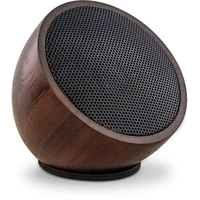 Produktbild von InLine woodwoom, Mini Bluetooth Walnuss-Holz Lautsprecher, 52mm, 1.0 Kanäle, 1-Weg, 5,2 cm, 3 W, 150 - 20000 Hz, Kabellos