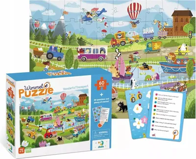 Obrázek produktu pro DODO Puzzle Přeprava na venkov 60 dílků
