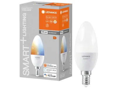 Produktbild von LEDVANCE LED-Lampe SMART+ WiFi Candle 40 TW E14 4,9 W matt