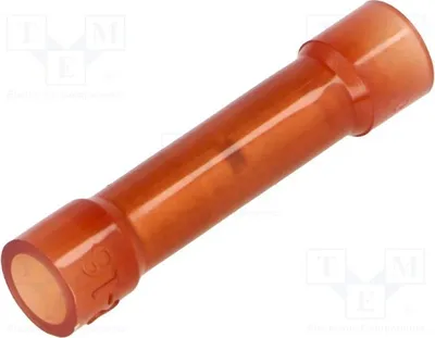 Immagine prodotto di 5 connettori a crimpare: connettori a crimpare in rame, isolati. Isolamento: nylon. Modello BM 80160. Adatto per cavi