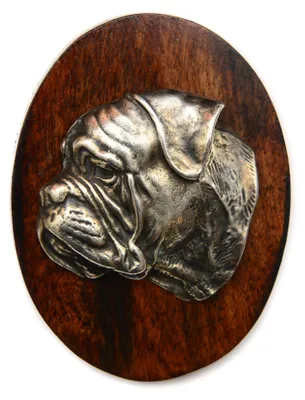 Produktbild von Bullmastiff I - Hundeausstellungsbrosche, Startnummernclip, Hundeanstecker von Art-Dog