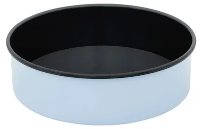 Kuchenform Ø 26 cm, Emaille, Blau, 3,1 L, backofenfest