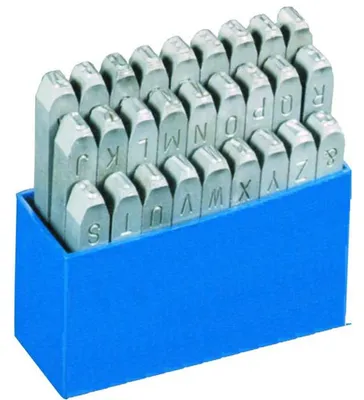 BETA Buchstabenmarkierer 2 mm aus gehärtetem Stahl
