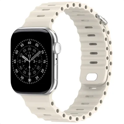Image de Bracelet Accezz Ocean pour Apple Watch | 38/40/41/42 mm - Lumière des étoiles