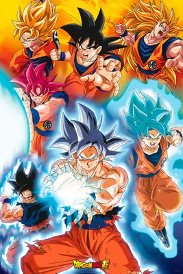Produktbild von Dragon Ball - Super - Goku - Manga Anime - Poster - 61x91,5 cm