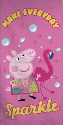 Immagine prodotto di Peppa pig Badetuch Sparkle 70 x 140 cm Baumwolle