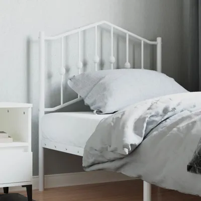 Produktbild von "2024"cloris Kopfteil Metall Weiß 80 cm - Kopfteile CHY95024029