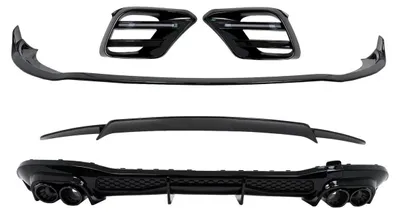 Zdjęcie produktu dla Spoiler Aero BodyKit do Mercedesa klasy S W223 Sport Line 2020+ – dyfuzor zderzaka.