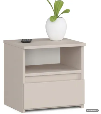 Immagine prodotto di Comodino CL1 Cashmere 40 cm 1 cassetto 1 ripiano 40x35x40 cm