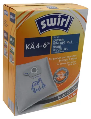 Immagine prodotto di Swirl 3 sacchi 30L 59-70mm bidone aspirapolvere Einhell Karcher Siemens Bosch