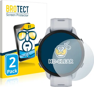 Produktbild von 2x Für Garmin Forerunner 955 Schutzfolie BROTECT Displayschutz Display Schutz Folie Klar Transparent