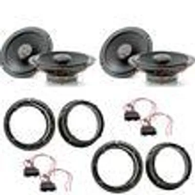 Produktbild von Focal ICU165 Lautsprecher Einbauset für Passat 3B 3BG Beetle vorne hinten