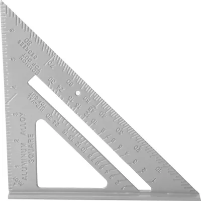 Obrázok produktu pre 7" pravítko z hliníkovej zliatiny na prácu s drevom 45/90 stupňov