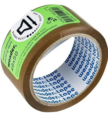 Immagine prodotto di Nastro da imballaggio silenzioso Wonder 48 mm x 50 m, marrone