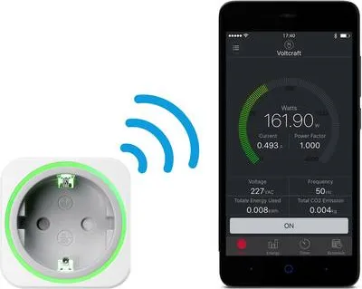 Produktbild von VOLTCRAFT SEM6000 Energiekosten-Messgerät Bluetooth®-Schnittstelle, Datenexport, Datenloggerfunktion, TRMS, Stromtarif