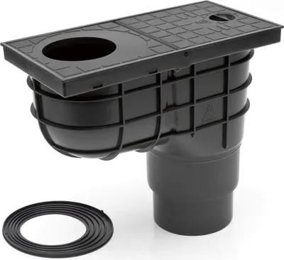 Produktbild von Regensinkkasten Dachrinnenablauf Regenrohrablauf Sinkkasten 325 S