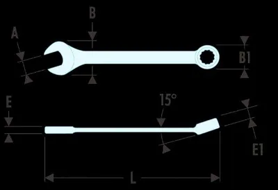 Image de Facom Ring-Maulschluessel "39" kurz 3/8