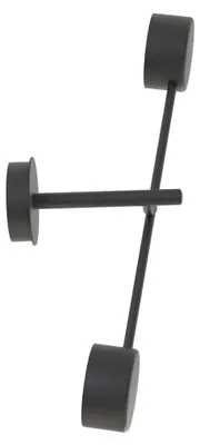 Immagine prodotto di Lampada da parete NATSU in acciaio nero opaco