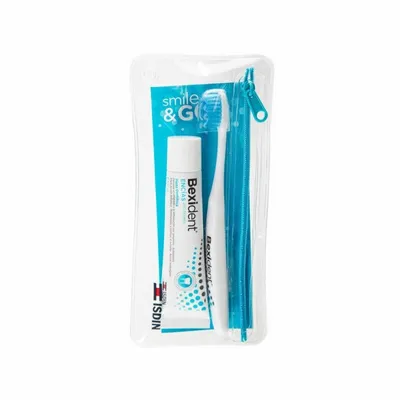 Zdjęcie produktu dla Zestaw podróżny Bexident Gums pasta 25 ml + szczoteczka do zębów