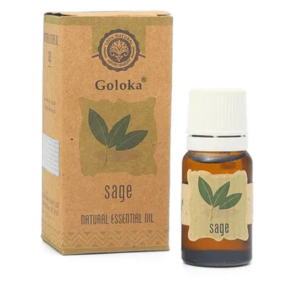 Produktbild von Goloka Ätherisches Öl – 100% natürliches Duftöl für Aromatherapie, Raumduft, Diffusor, Duftlampe, Luftbefeuchter, Duftkerzen und -Seifen (Salbei)