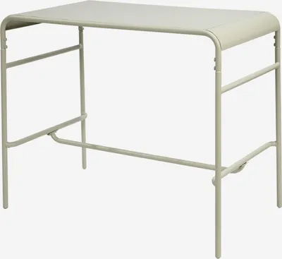 Produktbild von sweeek - Garten-Hochtisch aus Stahl 4 Personen 120 x 70cm x 95 cm - Beige