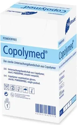 Produktbild von Meditrade Copolymed® sterile Einmalhandschuhe Größe M - 50 Paar | Packung (50 Stück)