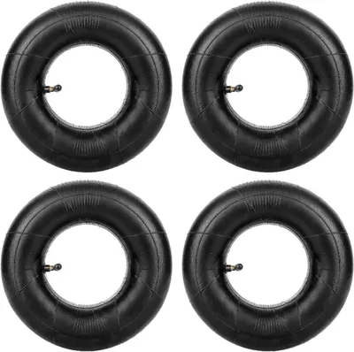 Produktbild von 2 Innenschläuche 3.00-4 für Sackkarrenrad 260 × 85 mm – Ersatzschläuche mit TR87 Winkelventil