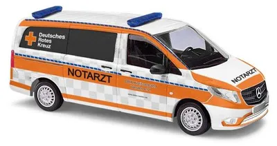 Zdjęcie produktu dla Busch 51108 – H0 – Mercedes Vito, DRK Verden – nowy