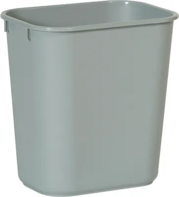 Produktbild von Rubbermaid rechteckiger Abfallbehälter aus Polyethylen | 12,9 Liter, HxBxT 30,8x21x29cm | Grau