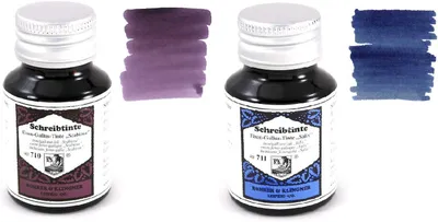 Productafbeelding van Klingner - Set van 2 - 50ml fles vulpen inktset - Flessen - Scabiosa & salix