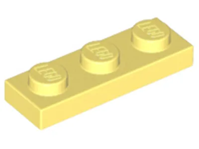 Produktbild von Lego® 1x3 Platte 3623 - 1 Stück Helles Hellgelb