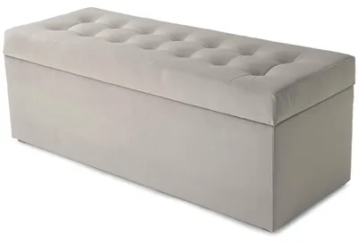 Obrázek produktu pro MG Design, šedý podlahový polštář, 45x120 cm - úložný prostor 140 litrů, nosnost až 300 kg, sametově měkký s jemným leskem, snadno se udržuje, vhodný do obývacího pokoje i chodby