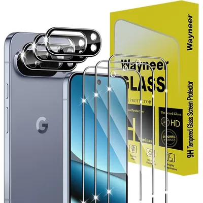 Obrázok produktu pre Ochranná fólia pre Google Pixel 10 Pro, 3x ochrana obrazovky a 3x ochrana fotoaparátu, tvrdosť 9H, kvalita HD