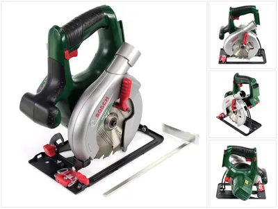 Obrázek produktu pro Bosch PKS 18 LI, Černá, Zelená, Nerezová ocel, 15 cm, 3800 ot/min, 4,8 cm, Baterie, Lithium-ion (Li-ion)