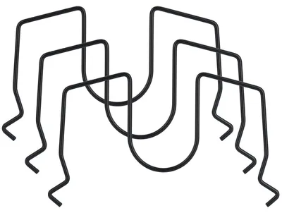 3 Verdelers für Topfdeckelhalter, schwarz, 21x13,3 cm