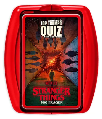 Obrázek produktu pro Karetní hra Stranger Things Top Trumps Quiz *německá verze*