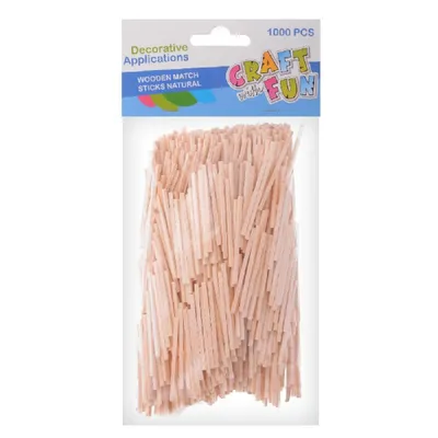 Zdjęcie produktu dla Drewno kreatywne, kwadratowe, naturalne zapałki 5 cm - 1000 szt