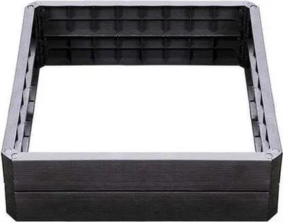 Image de Garantia Ergo Quadro Hochbeet wood LxBxH 60x60x25 cm Holzstruktur Blumenbeet