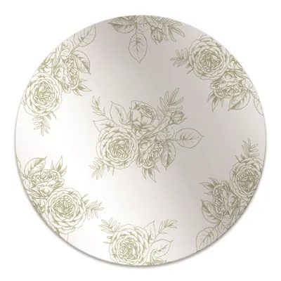 Produktbild von Rundmatte - Stuhlunterlage Bürostuhlunterlage - Rund Ø 100 cm - Bodenmatte - Fußmatte - französische Art
