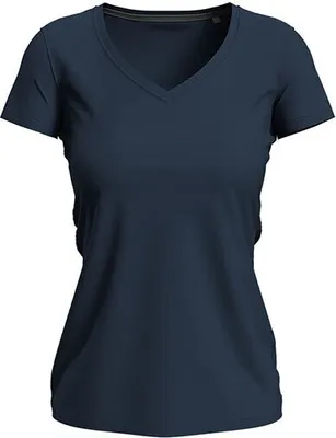 Produktbild von Stedman ST9710 | Women V-Neck Claire Damen T-Shirt - Farbe: Blue Midnight - Größe: S