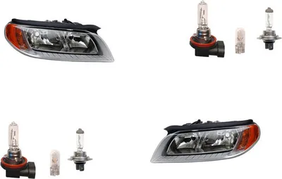 Zdjęcie produktu dla Johns, reflektory halogenowe pasujące do Volvo V70 08/07- zestaw żarówek lewy prawy 31214351 31214352