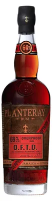 Produktbild von PLANTERAY RUM - - O.F.T.D. - Old Fashioned Traditional Dark - Overproof-Rum - Herkunft: Barbados, Jamaika, Guyana - Aromatische Intensität - 69%