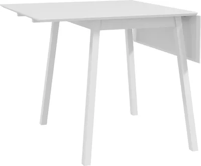 Produktbild von Esstisch Klappbar, Küchentisch Für 2-4 Personen, Klapptisch, Esszimmertisch Aus Holz, Für Kleine Räume, 110 X 86 X 75 Cm, Weiß