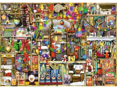 Imagen del producto de Puzzle Ravensburger, "Escena navideña", 1000 piezas